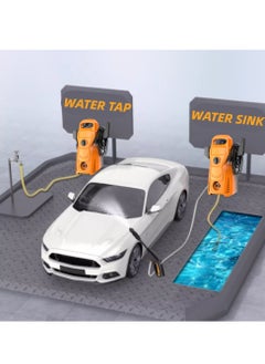 Generic 3000 Watt 135 Bar Electric High Pressure Home Car Wash Machine, 10 Meters Hose with Accessories, Compact Design, Pressure Washer for Car & Home-Orange Color  - Image 3
