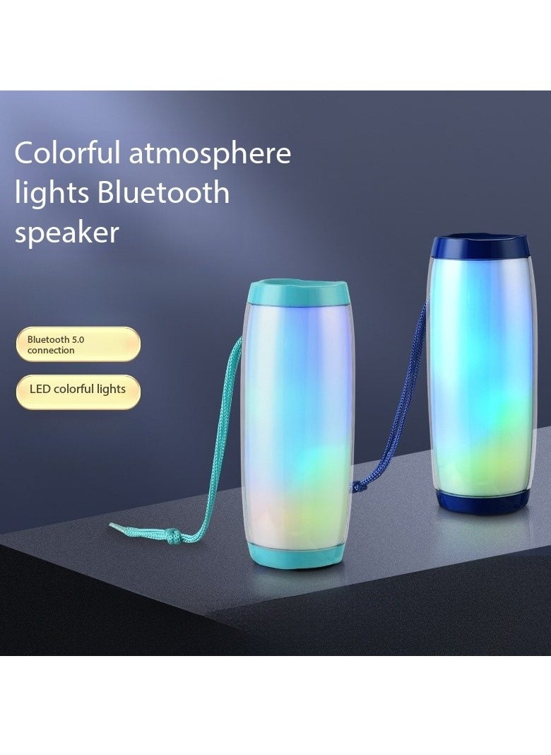 TG Bluetooth Speaker, Dual Pairing Portable Outdoor Subwoofer Booming Bass Speaker For TV/ Tablet/ Phone/ PC, 3.5mm Audio Cable/ TF Card/ USB, 1200mAh Battery  Loud Stereo  - Image 2