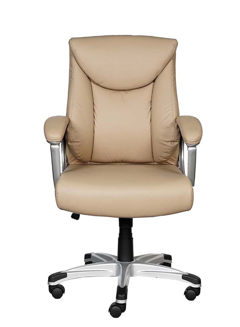 HUIMEI Huimei EQ-5182-B Low Back Office Chair Beige Color  - Image 4