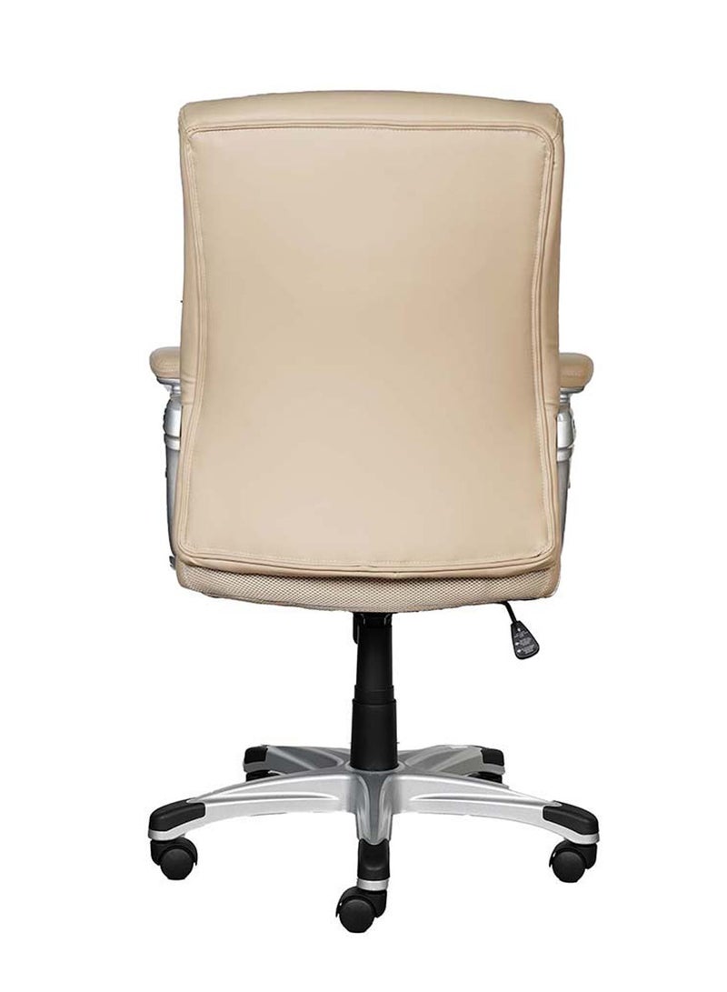 HUIMEI Huimei EQ-5182-B Low Back Office Chair Beige Color  - Image 3