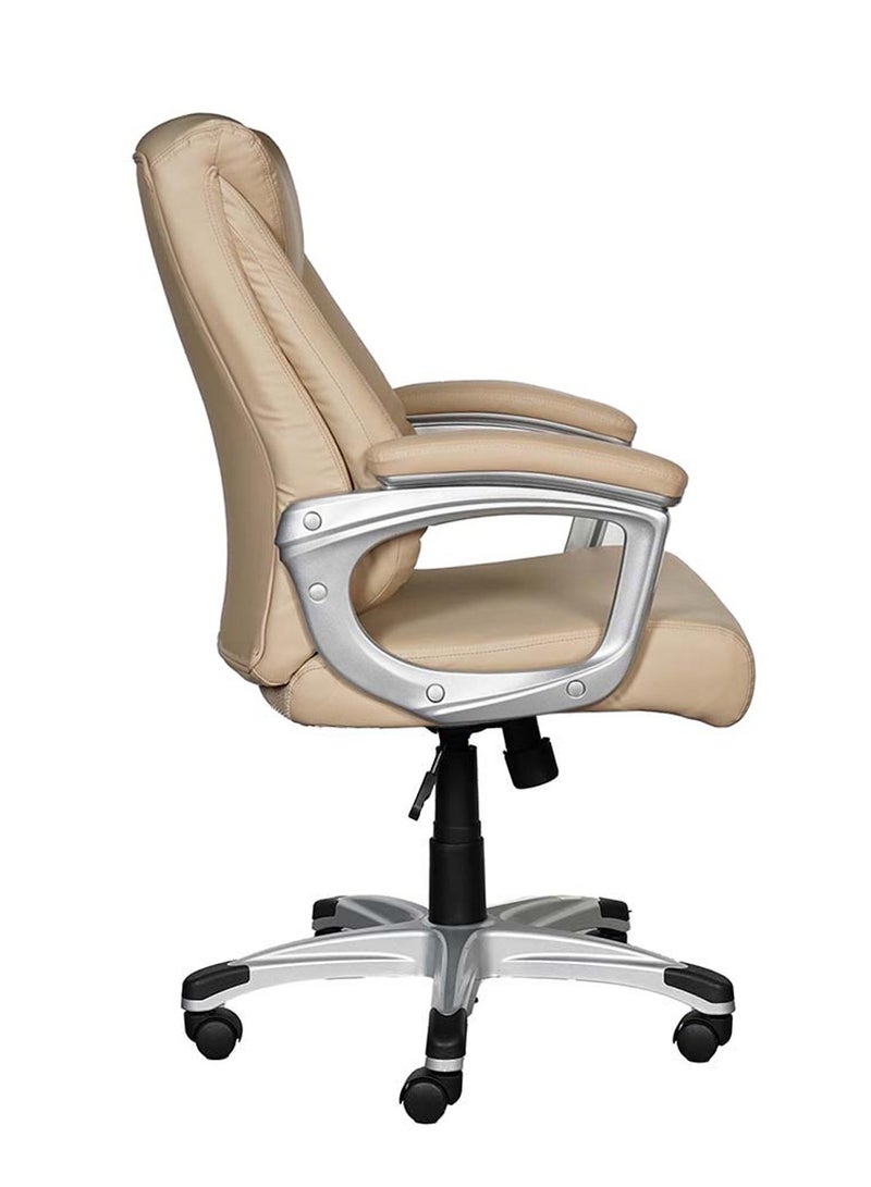 HUIMEI Huimei EQ-5182-B Low Back Office Chair Beige Color  - Image 2