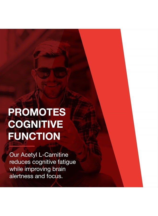 Protocol For Life Balance Protocol Acetyl- L-Carnitine 500mg - Energy Supplement, Nerve, and Brain Support - 100 Veg Caps - Image 3