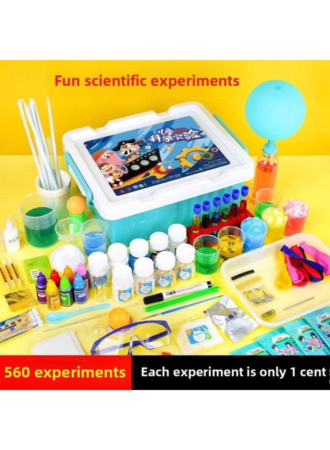 Science Small Experiment Supplies Big Gift Bag Primary School Students Grade Three Four Children Physical Chemistry Experiment Suit Materials-Specifications:【Getting Started】 Balloon Backlash Trolle  - Image 3