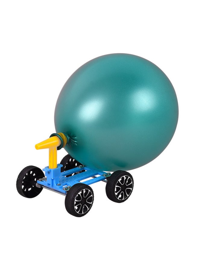 Science Small Experiment Supplies Big Gift Bag Primary School Students Grade Three Four Children Physical Chemistry Experiment Suit Materials-Specifications:【Getting Started】 Balloon Backlash Trolle  - Image 1