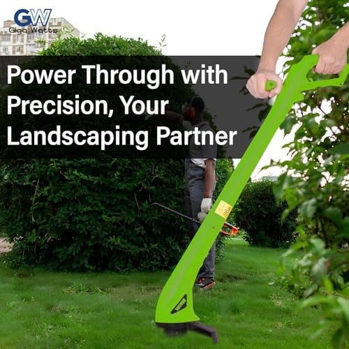 GIGAWATTS 250W Corded Grass Trimmer 22cm Cutting Diameter Portable Electric String Cutter Machine with Twin Line Bump Feed Spool Compatible with 1 mm Trimmer-Line for Lawn Edges Trimming Garden Patio - Image 5