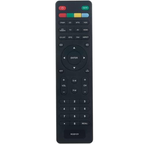 WINFLIKE RC2012V Replacement Remote Control fit for Viore TV LED19VH50 LED22VH50 LED26VF50 LED26VF55D LED22VF50 LD-2480 - Image 4