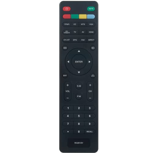 WINFLIKE RC2012V Replacement Remote Control fit for Viore TV LED19VH50 LED22VH50 LED26VF50 LED26VF55D LED22VF50 LD-2480 - Image 1