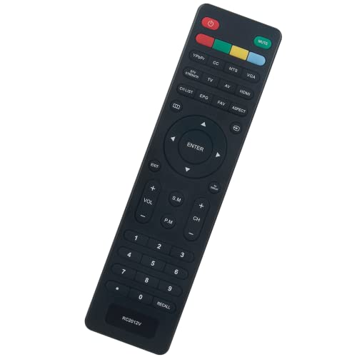 WINFLIKE RC2012V Replacement Remote Control fit for Viore TV LED19VH50 LED22VH50 LED26VF50 LED26VF55D LED22VF50 LD-2480 - Image 2