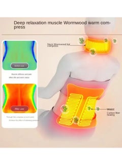 EzzySo Full Body Massage Mat With Neck Pressure Waist Hot Compress PU Leather Foldable Full Body Massage Mat Body Heating Massage Pad With Pillow Neck Shoulder Back Calf Leg Muscle Relax Suitable For Home Office Car  - Image 4