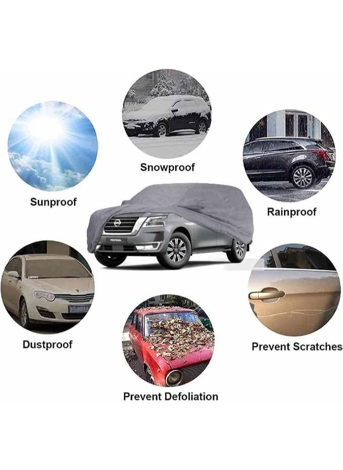 California formula T  غطاء جسم سيارة مخصص لميتسوبيشي باجيرو SUV، مقاوم للماء والأشعة فوق البنفسجية والغبار ومقاوم للرياح  - Image 5