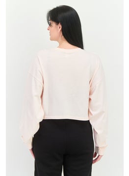 Reebok Women Sportswear Fit Long Sleeve Outdoor Sweatshirt, Pink  - Image 3