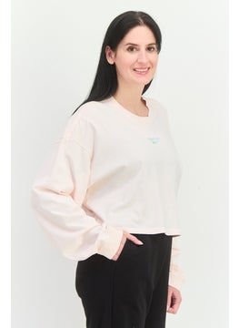 Reebok Women Sportswear Fit Long Sleeve Outdoor Sweatshirt, Pink  - Image 2