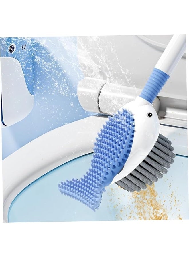 فرشاة المرحاض وحاملها - فرشاة المرحاض، فرشاة تنظيف المرحاض مع موزع مقبض قابل لإعادة التعبئة | فرشاة تنظيف المرحاض للحمام، التنظيف - Image 5