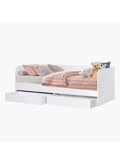 Home Box Vanilla Single Day Bed with 2 Drawers 204 x 73 x 95 cm  - Image 4