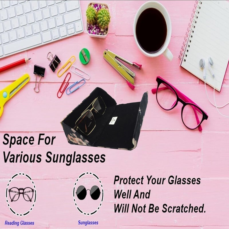 STYLE BITE Store HARD PROTECTIVE SUNGLASSES COVERS GIFT BAGE FOR WOMEN & MEN | SHADES POUCH FOR GIRLS | SPECTACLES EYE GLASSES SOFT CASE | GIFT ITEMS CORPORATE & GANESH CHATURTHI (Black) - Image 5