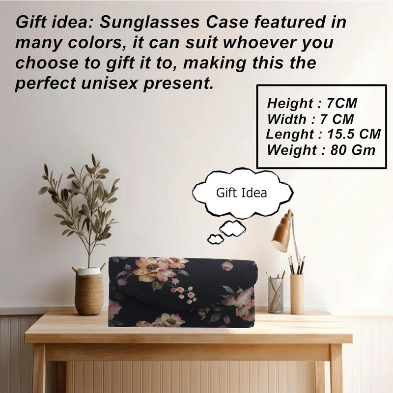 STYLE BITE Store HARD PROTECTIVE SUNGLASSES COVERS GIFT BAGE FOR WOMEN & MEN | SHADES POUCH FOR GIRLS | SPECTACLES EYE GLASSES SOFT CASE | GIFT ITEMS CORPORATE & GANESH CHATURTHI (Black) - Image 4