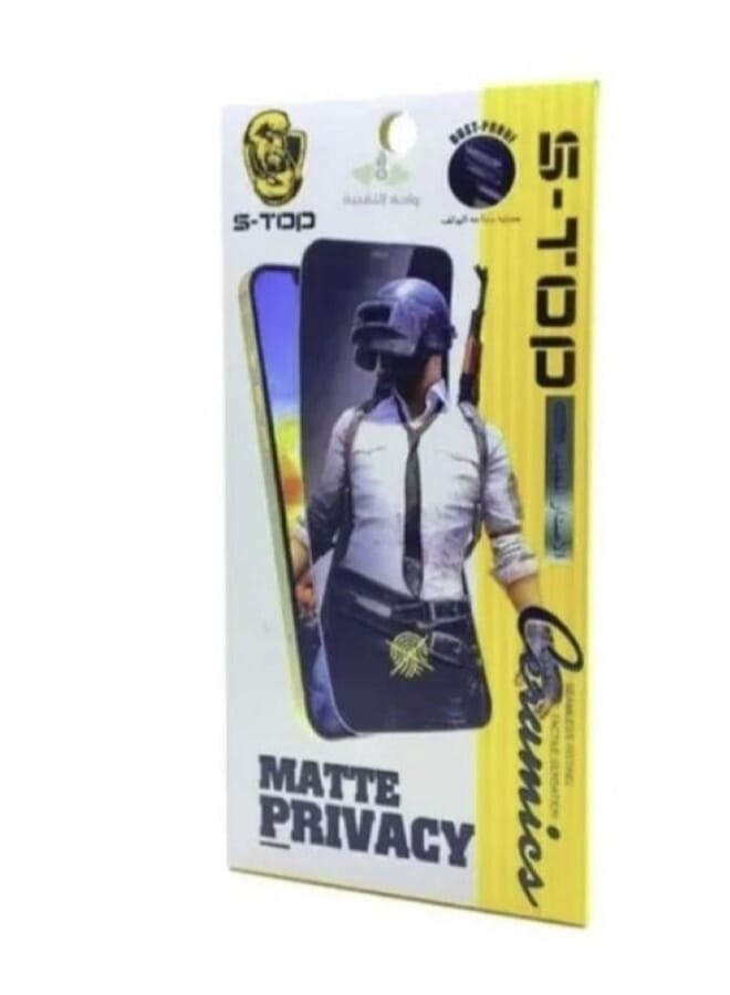 S-TOP Ceramic screen protection against fingerprints supports iPhone 7g  8g white - Image 1