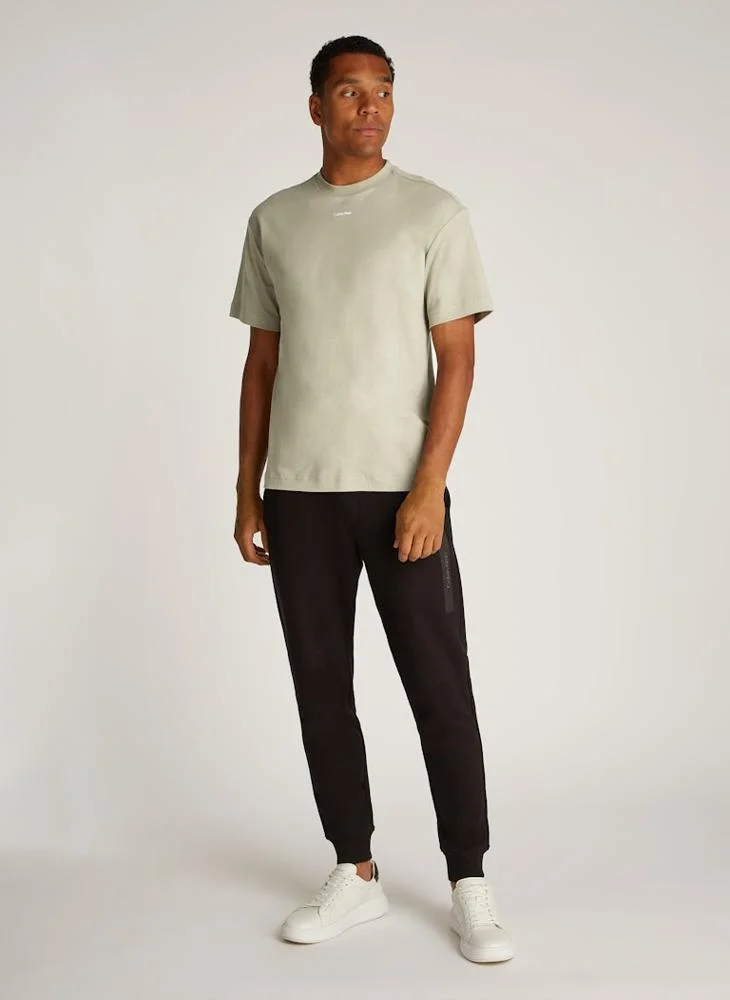 CALVIN KLEIN Logo Crew Neck Interlock T-Shirt