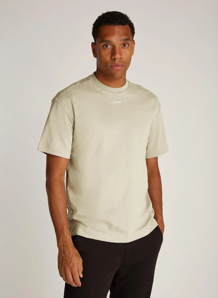 كالفن كلاين Logo Crew Neck Interlock T-Shirt