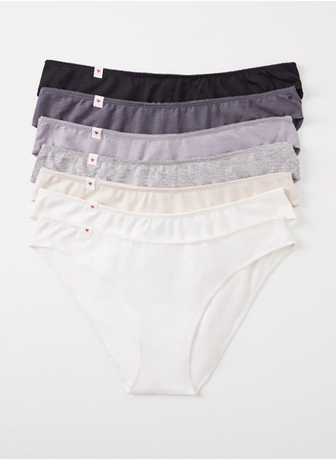 women'secret Pack Of 7 Classic Cotton Panties  - Image 3