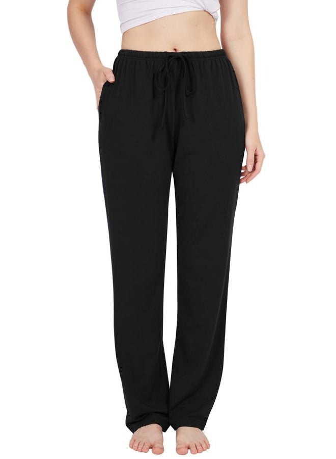BAMBOO COOL Women Pajama Pants Comfy Bamboo Viscose Lounge Sleep Bottoms, Casual Pj Pants with Pockets and Stretch Drawstring - Image 1
