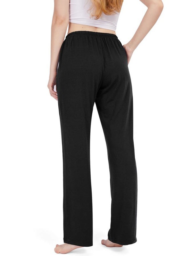 BAMBOO COOL Women Pajama Pants Comfy Bamboo Viscose Lounge Sleep Bottoms, Casual Pj Pants with Pockets and Stretch Drawstring - Image 5