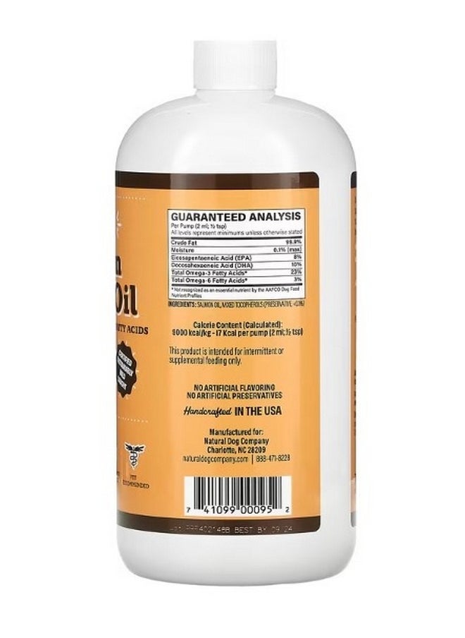  شركة Natural Dog - Wild Alaskan Salmon Oil For Dogs All Ages  32 fl oz 946 ml - Image 1