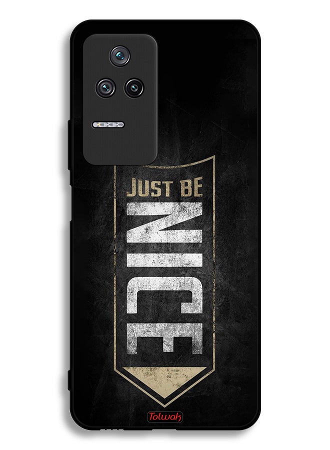 Tolwak Xiaomi Poco F4 Protective Case Cover Just Be Nice - Image 2