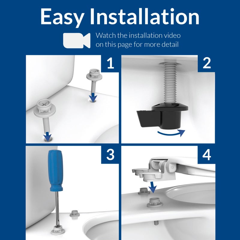 بميس غطاء مقعد مرحاض محدّب - Image 5