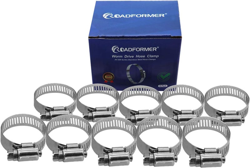 ROADFORMER 2.75" Worm Gear Hose Clamp - 10 Pack - Image 2