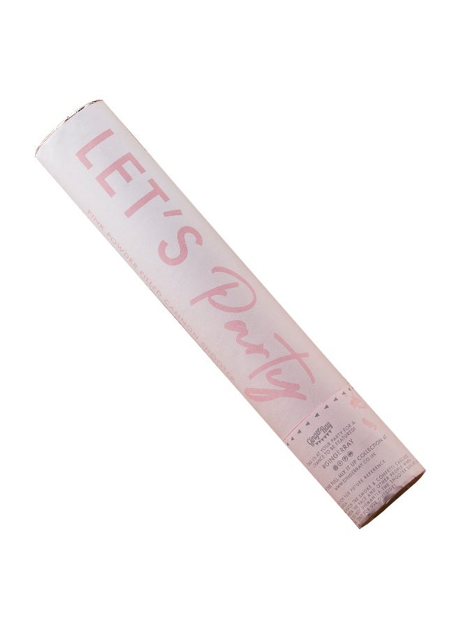 Ginger Ray Pink Powder Smoke Cannon - Image 1