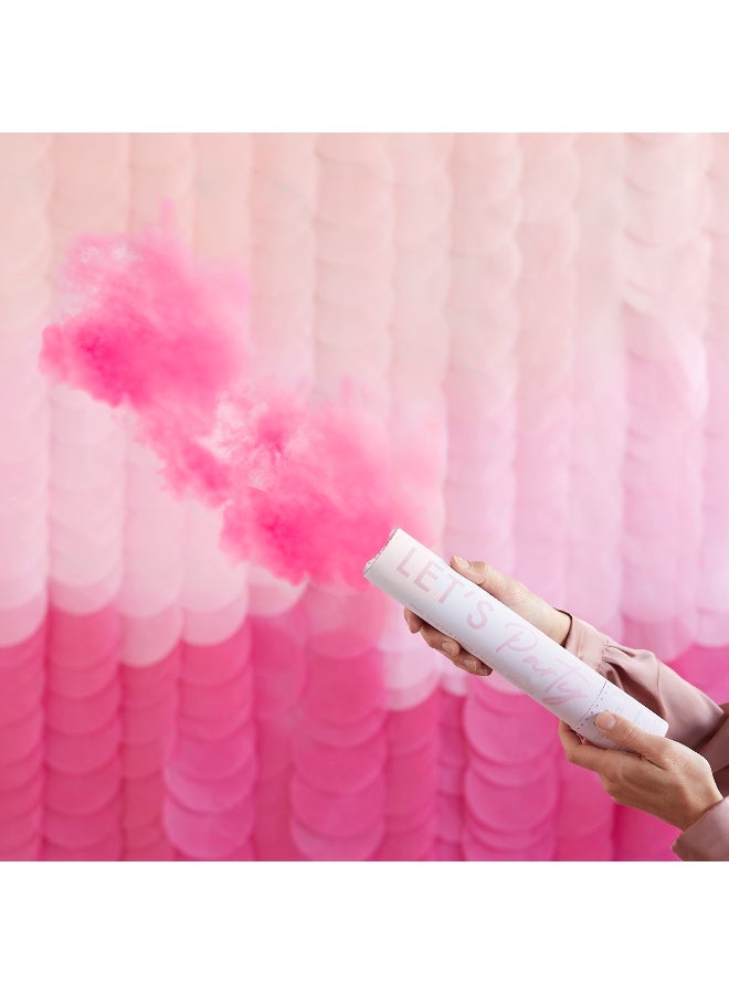 Ginger Ray Pink Powder Smoke Cannon - Image 2