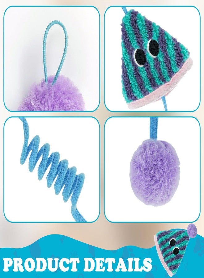 oyeftp Spring Parachute Cat Toys for Indoor Cats, Interactive Door Hanging Cat Toys for Bored Indoor Adult Cats, Retractable Teaser Toy, Hanging Interactive Toys for Cat Kitten Play Chase Exercise - Image 4