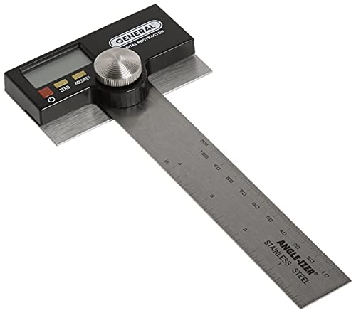 General Tools 1702 6-Inch Stainless Steel Pivoting Arm Digital Protractor - Image 1