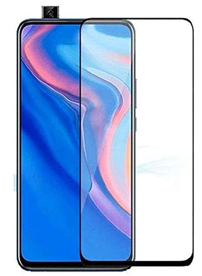 9H Screen Protector Huawei Y9S 9D Glass Full Black - Image 1