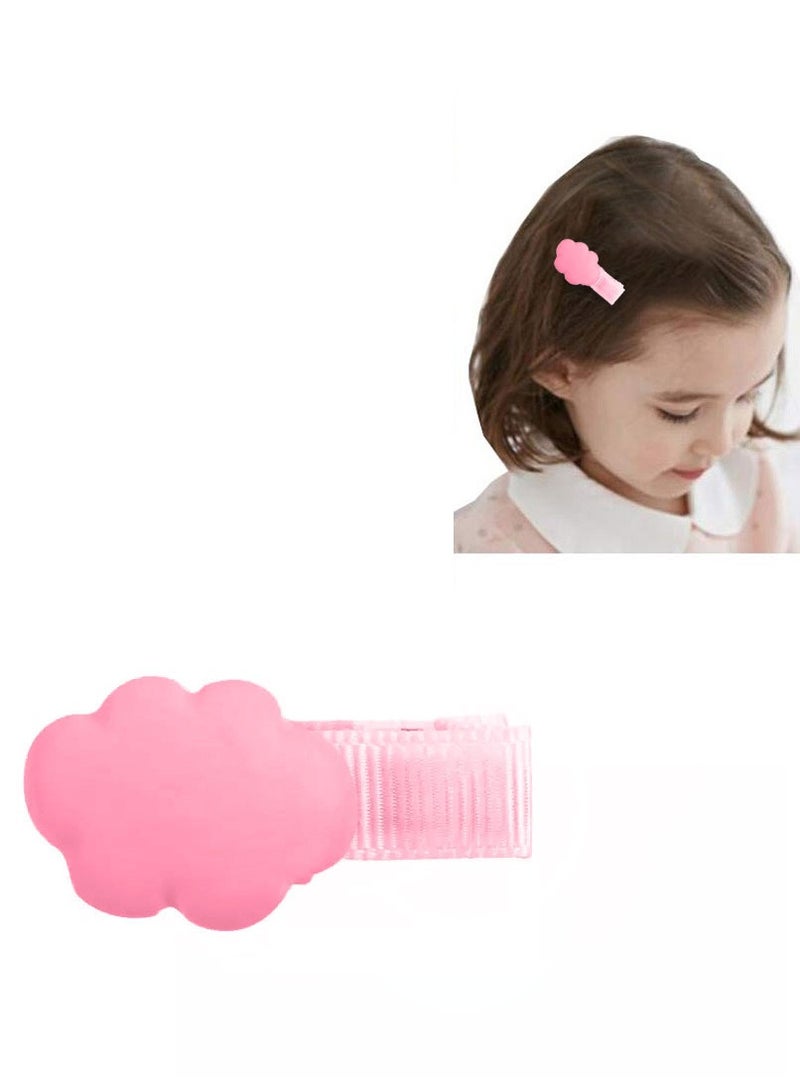 MARGOUN 4 Packs For Hair Clips Cloud Ornaments Colourful Flatback Polymer Cloud Clips - Image 5