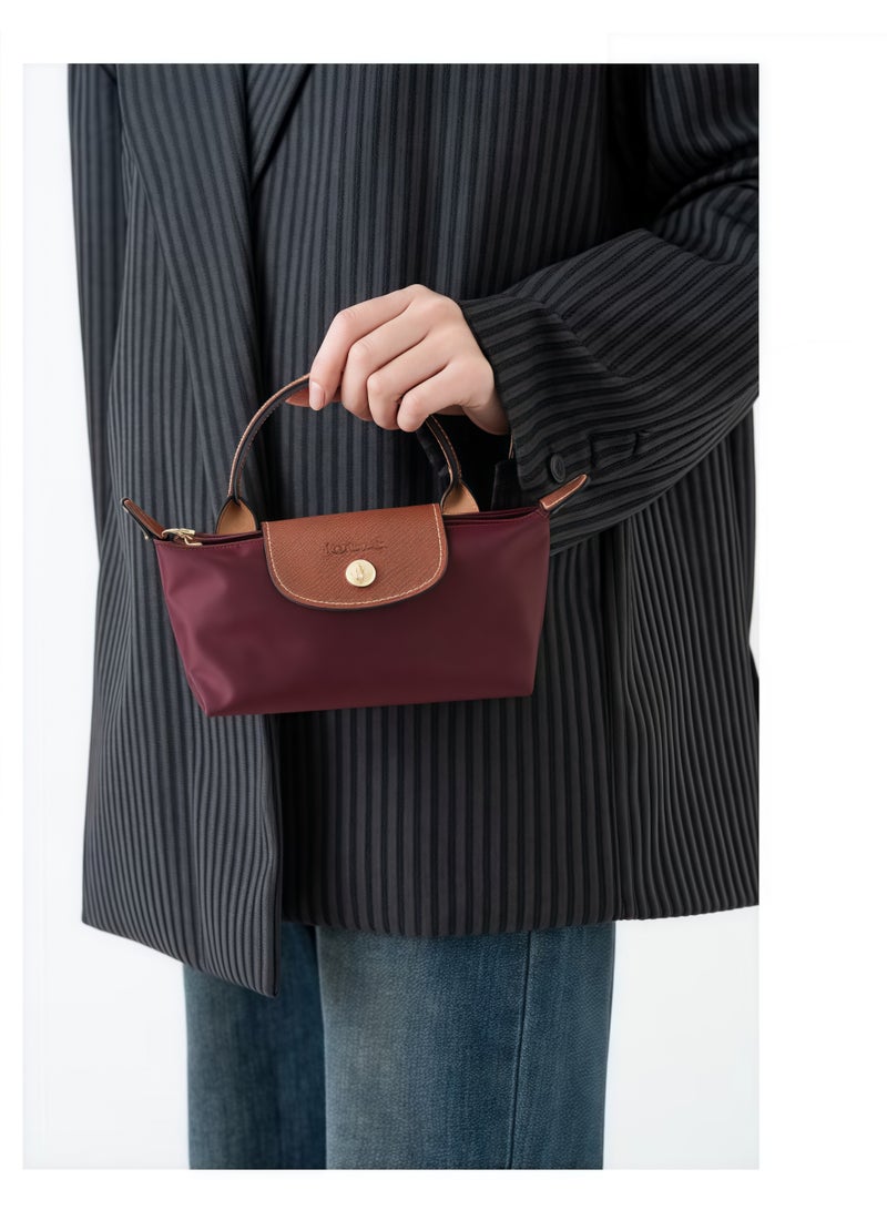 Longchamp Le Pliage mini Shoulder Straps women's Classic Fashion Versatile Mini Makeup Bag, Handbag, Shoulder Bag,shoulder strap - Image 3