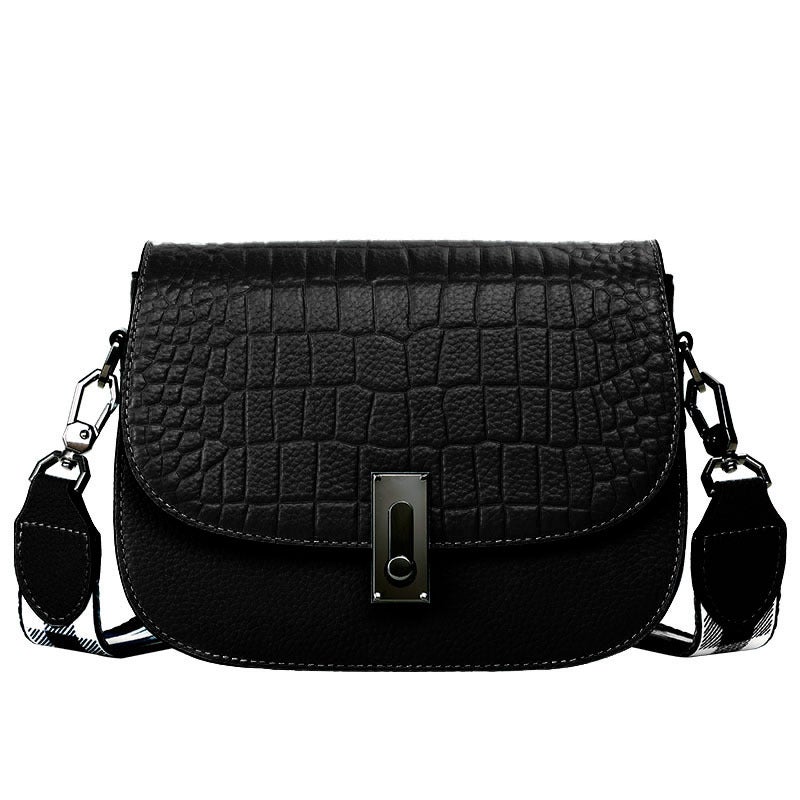 Qianbian Cowhide Wide Strap Small Square Bag For Women 2026 New Trendy Fashion Genuine Leather Women'S Bag Versatile Summer Crossbody Bag For Women - Image 1