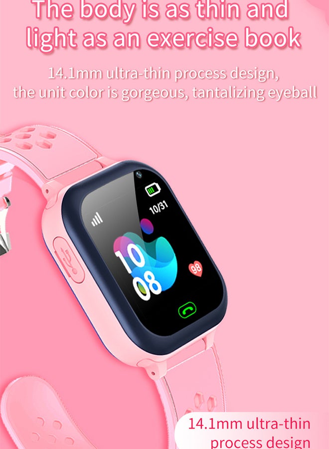 Arabest Kids Smartwatch,Fitness Tracker with Heart Rate Sleep Monitor for Android iPhone,19 Sport Modes,IP68 Water Resistant,Video Calling Design,Gift for Teens 6+(Pink)  - Image 5