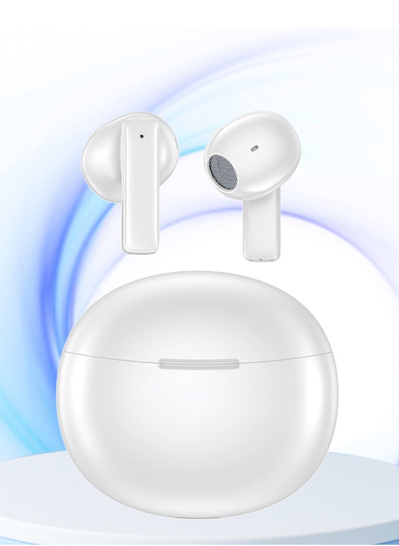 Awei - T87 Mini TWS Bluetooth Earbuds Bluetooth 5.3 Earbuds Waterproof Sport Earphones Touch Control Earbuds Stereo Bluetooth Headset Type-C Charging Earbuds Long Battery Life Earphones White - Image 1