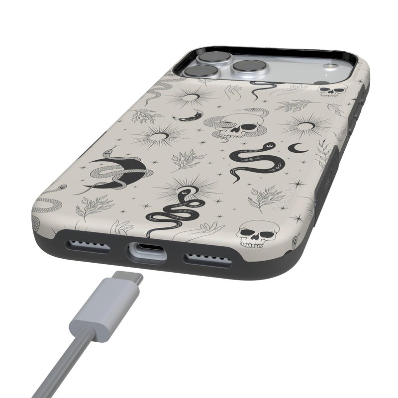 Casely iPhone 17 Pro Max Case | No Further Explanation | Snakes & Skulls | Bold Protective Design | Compatible with MagSafe - Image 5