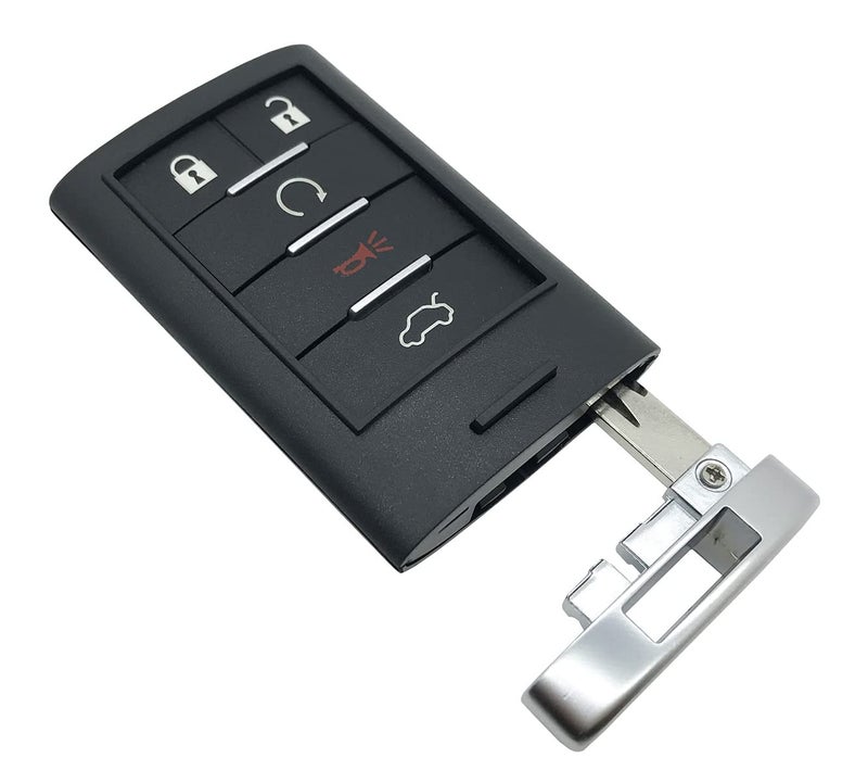 vurbemes 5 Buttons Replacement Key Fob Cover Case fit for 2008-2013 Cadillac STS CTS Keyless Entry Smart Remote Key Fob Shell - Image 4