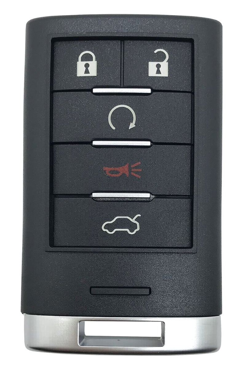 vurbemes 5 Buttons Replacement Key Fob Cover Case fit for 2008-2013 Cadillac STS CTS Keyless Entry Smart Remote Key Fob Shell - Image 1