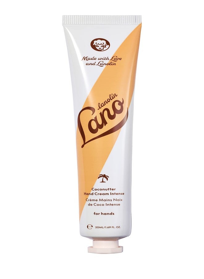 Lanolips Hand Cream - Lanolin Lotion with Coconut Oil, Shea Butter & Vitamin E - Cuticle & Hand Cream for Dry Cracked Hands - Cruelty-Free, Dermatologist Tested - Coconutter (50ml / 1.69 fl oz) - Image 1