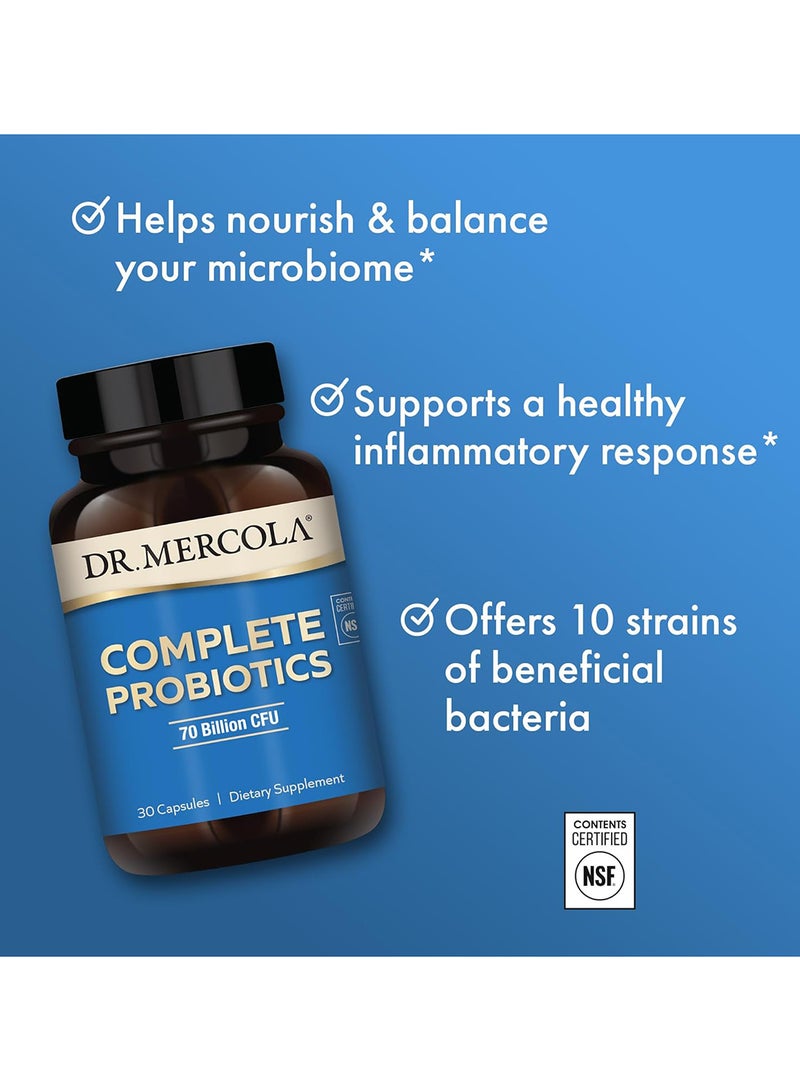 دكتور ميركولا البروبيوتيك الكامل 70 مليار CFU 30 كبسولة - Image 4