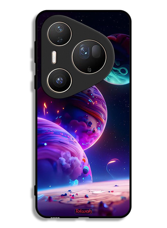 Tolwak Huawei Pura 80 Ultra Protective Case Cover Planet Pattern - Image 1