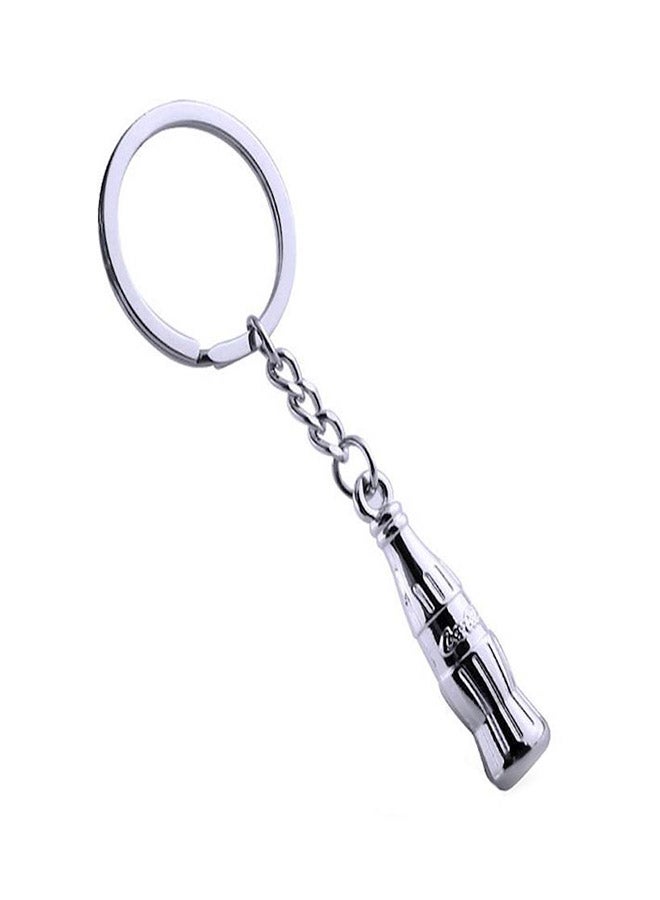 Alloy Metal Bottle Shape Keyrings