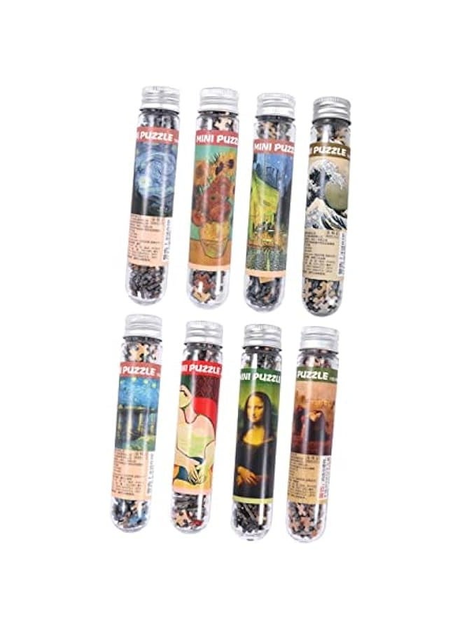 Toyvian 150 Pieces Set Mini Adults Jigsaw Educational Puzzle aldult Adult Puzzle Paper Puzzle Puzzle Stress Test Tube - Image 1