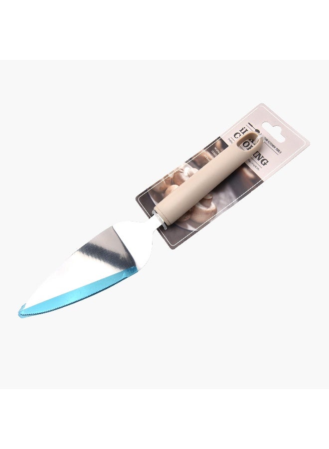 Home Box مُقدّم كعكة من الفولاذ المقاوم للصدأ مع مقبض بيج - Image 3