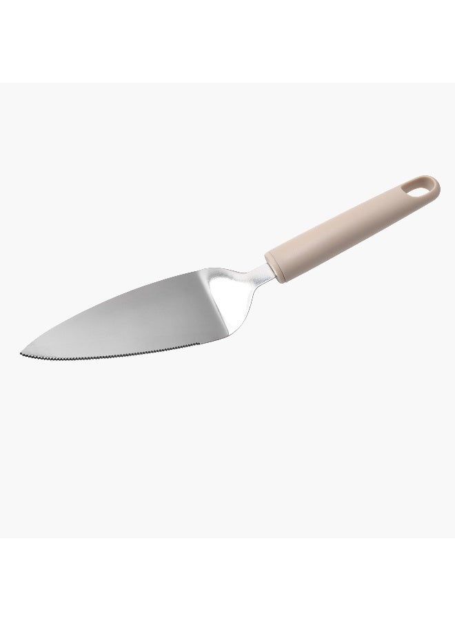 Home Box مُقدّم كعكة من الفولاذ المقاوم للصدأ مع مقبض بيج - Image 1